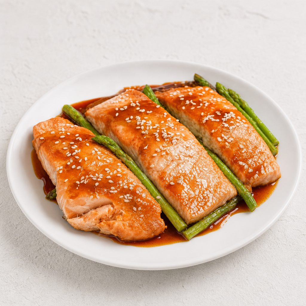 Salmon Teriyaki.