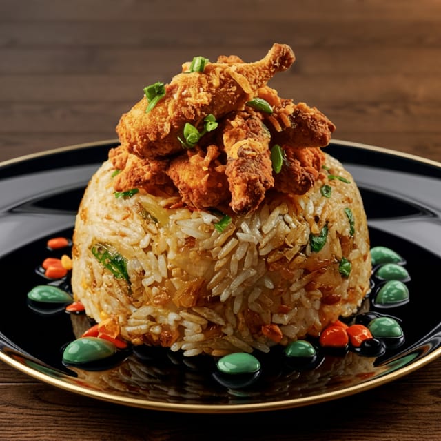 Crispy Chicken Fried Rice.